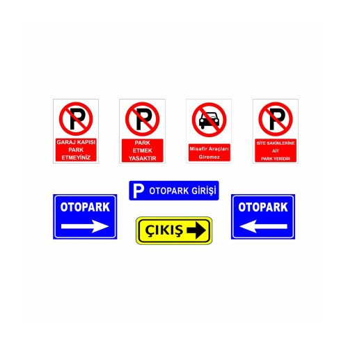 Otopark Levhaları
