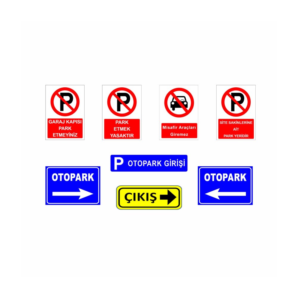 Otopark Levhaları
