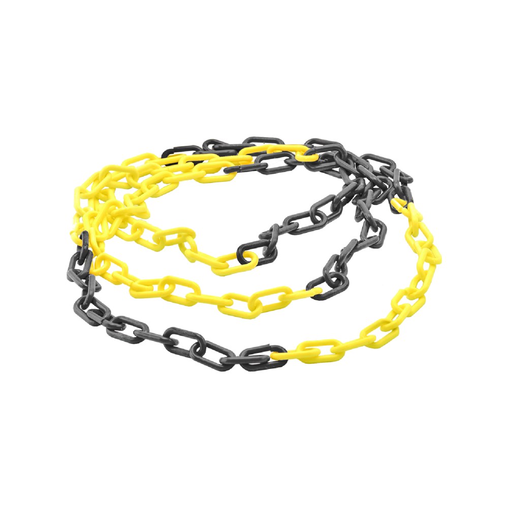 Plastik Zincir Sarı – Siyah 8 mm