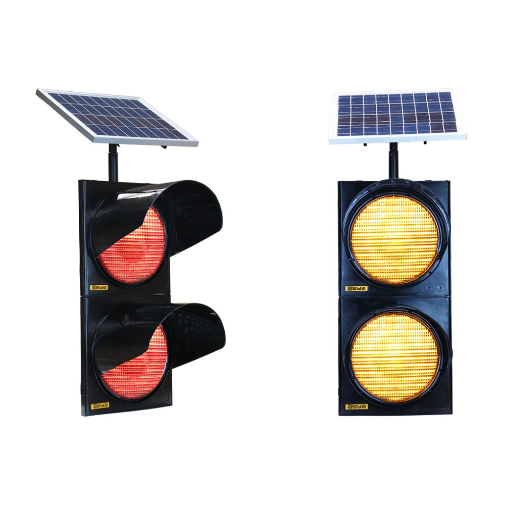 İkili Güneş Enerjili Flaşör 300mm