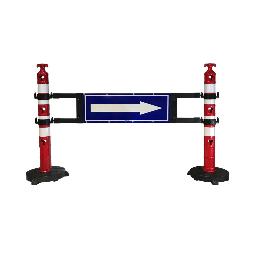 Levhalı Dikme Bariyer 30×90 cm