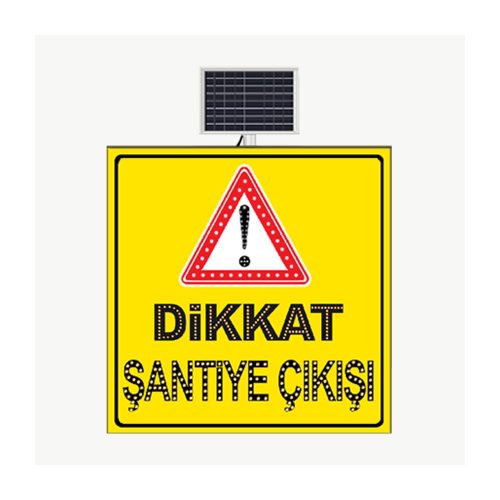 DİKKAT ŞANTİYE ÇIKIŞI 100 x 100 CM